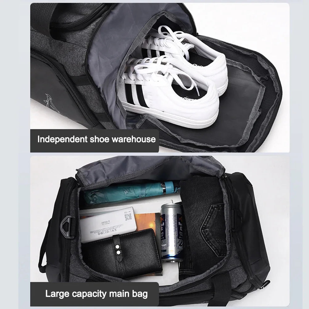 FlexFit: Waterproof Gym & Sports Bag with Dry-Wet Separation