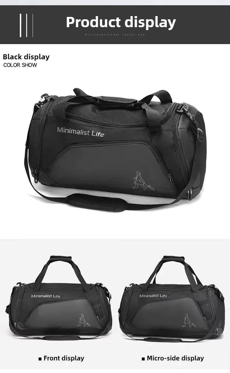 FlexFit: Waterproof Gym & Sports Bag with Dry-Wet Separation