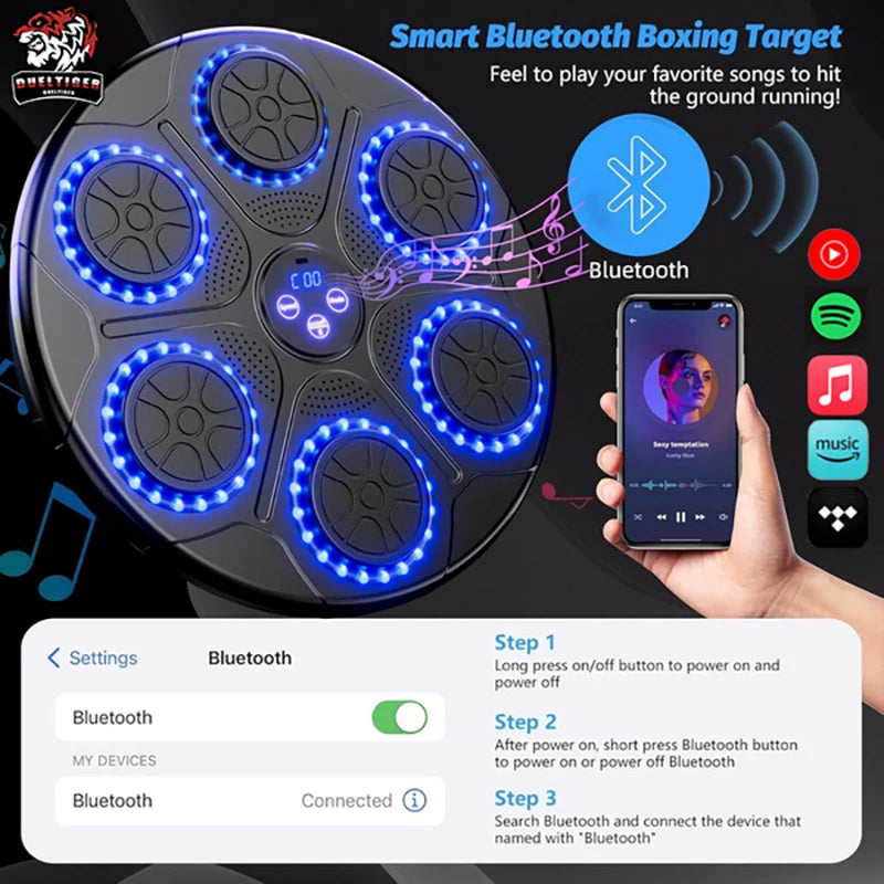 BoxBeat Pro: Smart Bluetooth Music Boxing Trainer