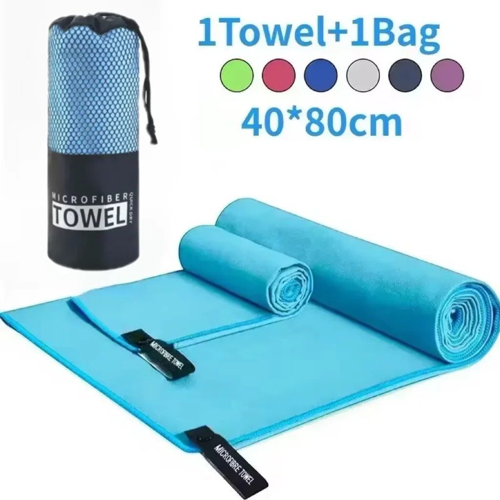 QuickDry Microfiber Towel for Gym & Outdoors